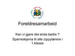 Foreldresamarbeid