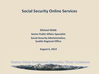 Social Security Online Services