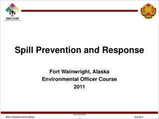 Spill Prevention and Response