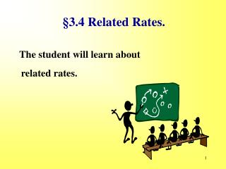 §3.4 Related Rates.