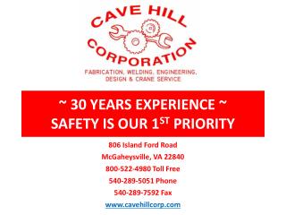 ~ 30 YEARS EXPERIENCE ~ SAFETY IS OUR 1 ST PRIORITY