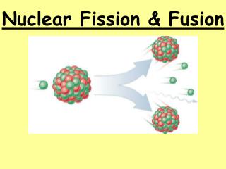 Nuclear Fission &amp; Fusion