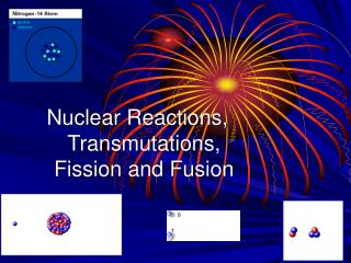 Nuclear Reactions, Transmutations, Fission and Fusion