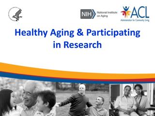 Healthy Aging &amp; Participating in Research