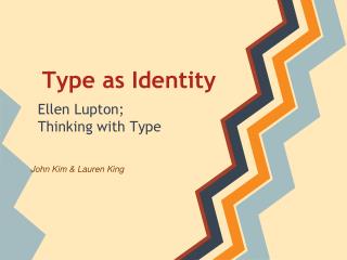 Type as Identity