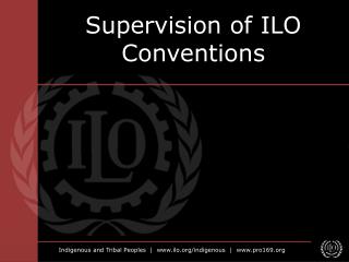 Supervision of ILO Conventions