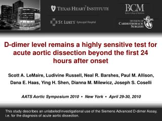 AATS Aortic Symposium 2010 ▪ New York ▪ April 29-30, 2010