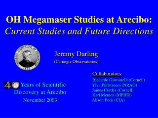 OH Megamaser Studies at Arecibo: Current Studies and Future Directions