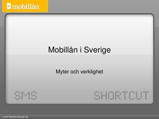 Mobillån i Sverige