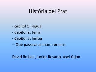Història del Prat