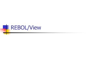 REBOL/View