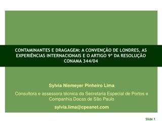 Sylvia Niemeyer Pinheiro Lima