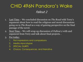 CHID 496N Pandora’s Wake