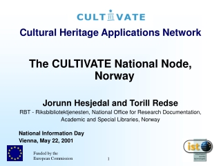 Cultural Heritage Applications Network