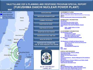 YALE/TULANE ESF-8 PLANNING AND RESPONSE PROGRAM SPECIAL REPORT