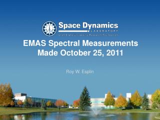 EMAS Spectral Measurements Made October 25, 2011
