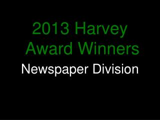 2013 Harvey Award Winners