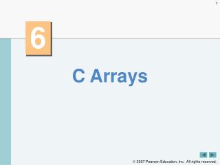 C Arrays
