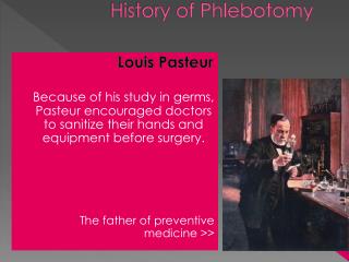 History of Phlebotomy
