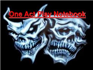 One Act Play Notebook