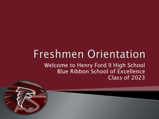 Freshmen Orientation