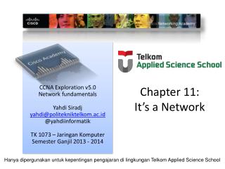 Chapter 11: It’s a Network