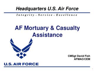 AF Mortuary &amp; Casualty Assistance
