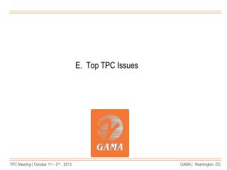 E. Top TPC Issues