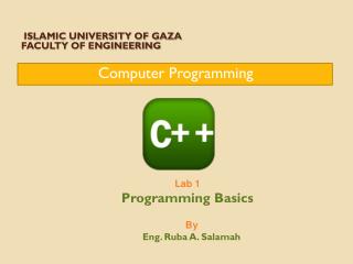 Islamic University of Gaza Faculty of Engineering