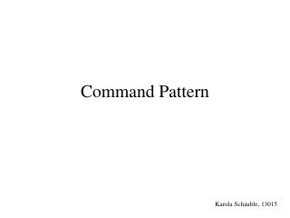 Command Pattern