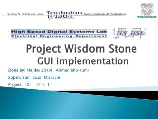 Project Wisdom Stone GUI implementation