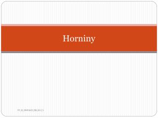 Horniny