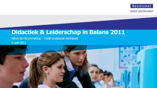 Didactiek &amp; Leiderschap in Balans 2011