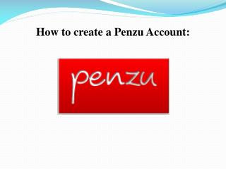 How to create a Penzu Account: