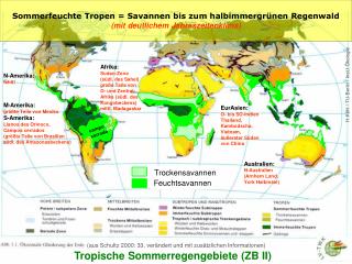 Tropische Sommerregengebiete (ZB II)