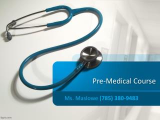 Pre-Medical Course