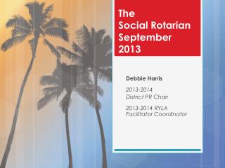 The Social Rotarian September 2013