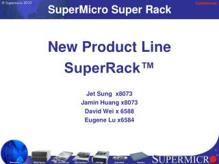 SuperMicro Super Rack