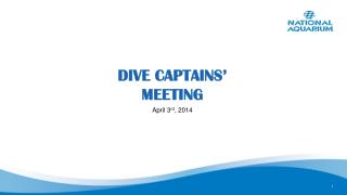 Dive Captains’ Meeting