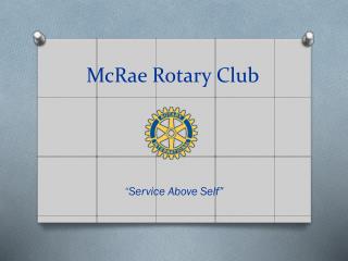 McRae Rotary Club