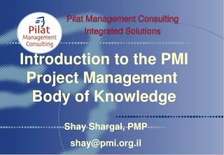 Pilat Management Consulting Integrated Solutions