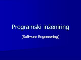 Programski inženiring