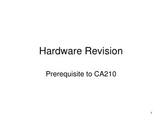 Hardware Revision