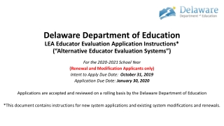 For the 2020-2021 School Year (Renewal and Modification Applicants only)