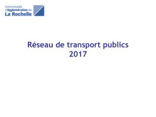Réseau de transport publics 2017