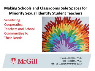 Making Schools and Classrooms Safe Spaces for Minority Sexual Identity Student Teachers