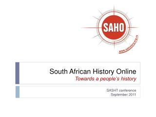 South African History Online Towards a people’s history