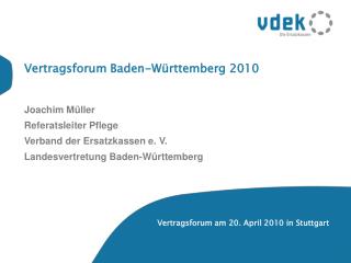 Vertragsforum Baden-Württemberg 2010