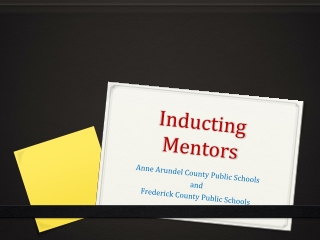 Inducting Mentors
