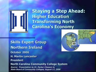 Staying a Step Ahead: Higher Education Transforming North Carolina’s Economy